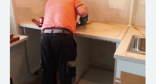 Сборка кухонного гарнитура. Сыктывкар